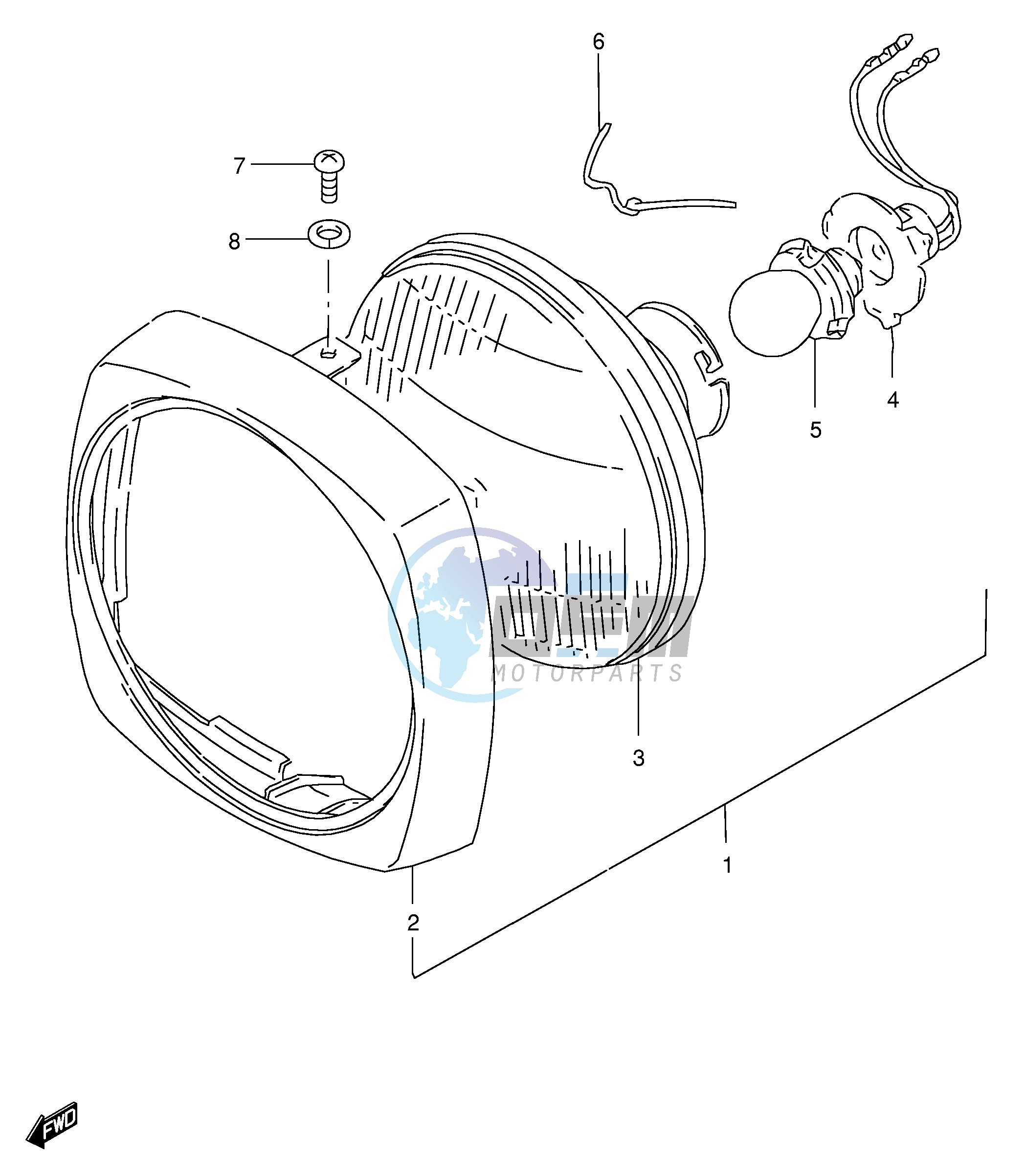 HEADLAMP (E25)