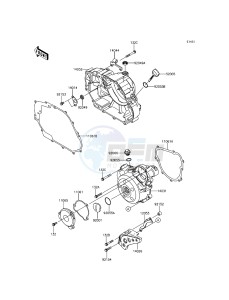 KLX150L KLX150EEF XX (EU ME A(FRICA) drawing Engine Cover(s)