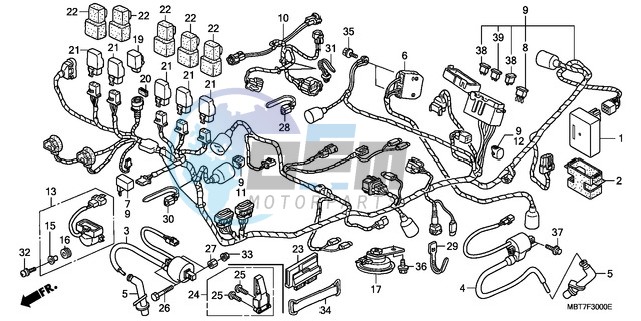 WIRE HARNESS (XL1000V)