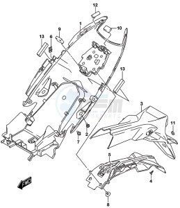 GSX-S750A drawing REAR FENDER