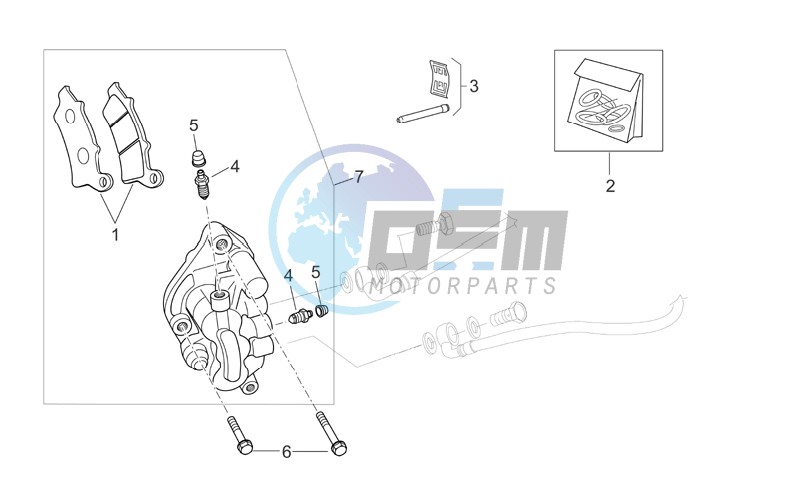 Front caliper