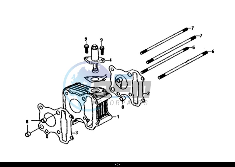 CYLINDER / MASK 50 (XE05W1-IT) (L7-L9)