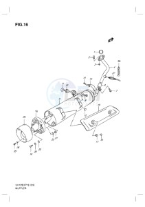 UH125ZE BURGMAN EU drawing MUFFLER