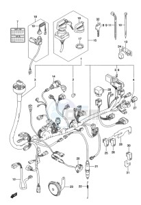 LT-A500X(Z) drawing WIRING HARNESS (LT-A500XZL2 P17)