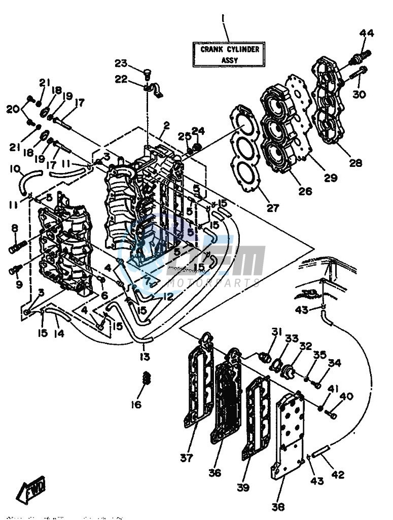 CYLINDER--CRANKCASE