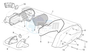 SR 125-150 drawing Air box