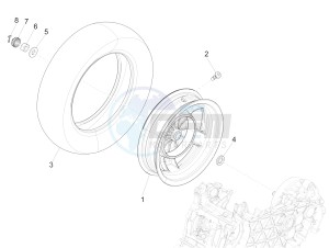 LT 150 4T 3V IE NOABS E3 (APAC) drawing Rear wheel