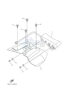 YXZ1000ES YXZ10YMSH YXZ1000R EPS SPECIAL EDITION (2HCF) drawing TAILLIGHT