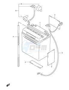 GS500E (E2) drawing BATTERY