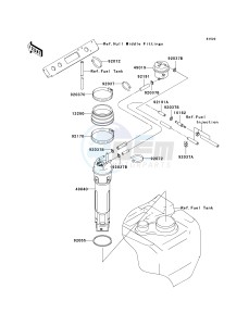 JT 1100 G[1100 STX D.I.] (G1 ) [1100 STX D.I.] drawing FUEL PUMP