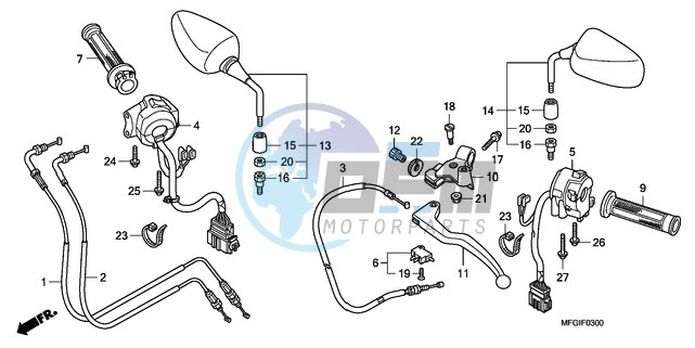 HANDLE LEVER/SWITCH/ CABLE