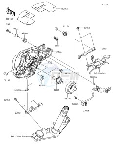 Z650 ER650HHF XX (EU ME A(FRICA) drawing Headlight(s)