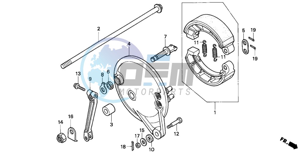 REAR BRAKE PANEL