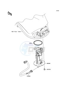 Z1000SX ABS ZX1000HBF FR GB XX (EU ME A(FRICA) drawing Fuel Pump