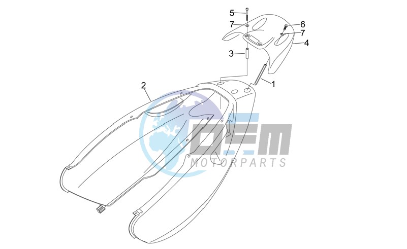 Rear body - Rear fairing