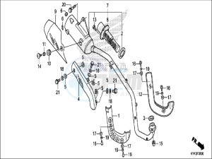 CRF110FH Europe Direct - (ED) drawing EXHAUST MUFFLER