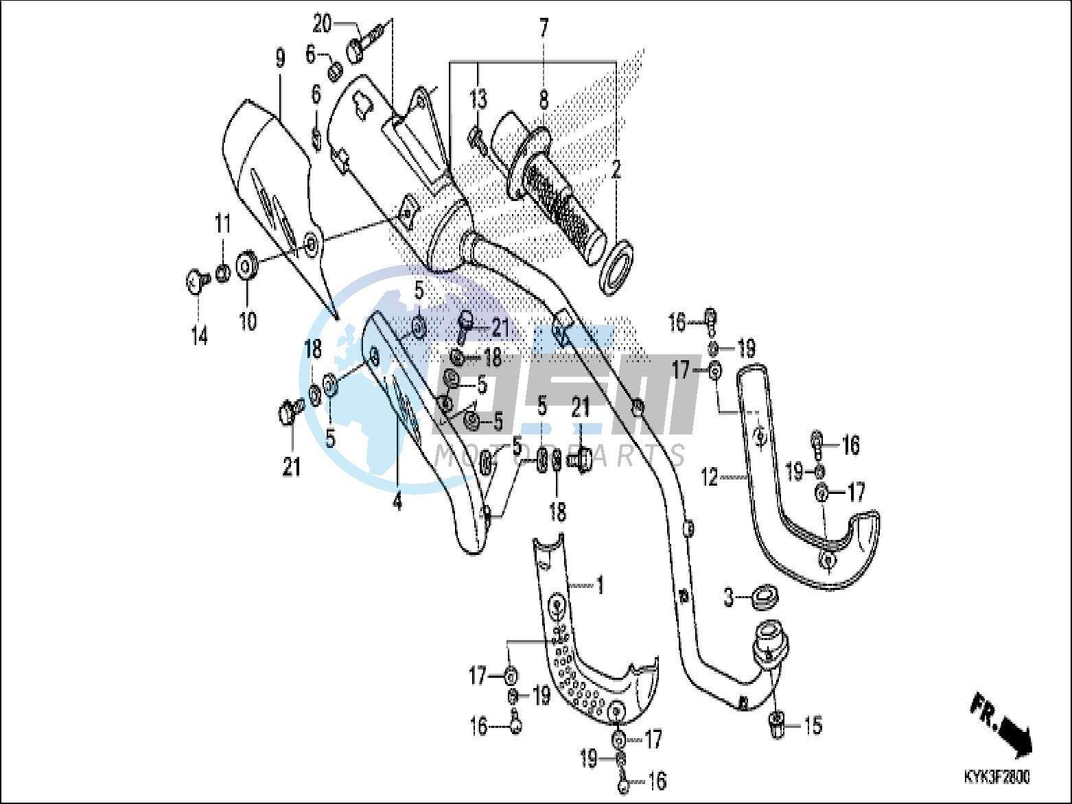 EXHAUST MUFFLER