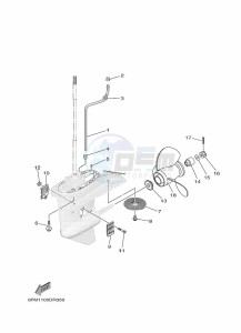 F20GE drawing PROPELLER-HOUSING-AND-TRANSMISSION-2