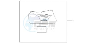 CBR1000RA9 Europe Direct - (ED / ABS MME TRI) drawing INDOOR BODY COVER