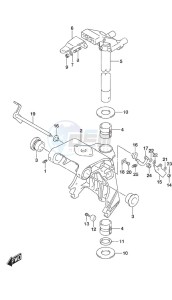 DF 25A drawing Swivel Bracket Remote Control