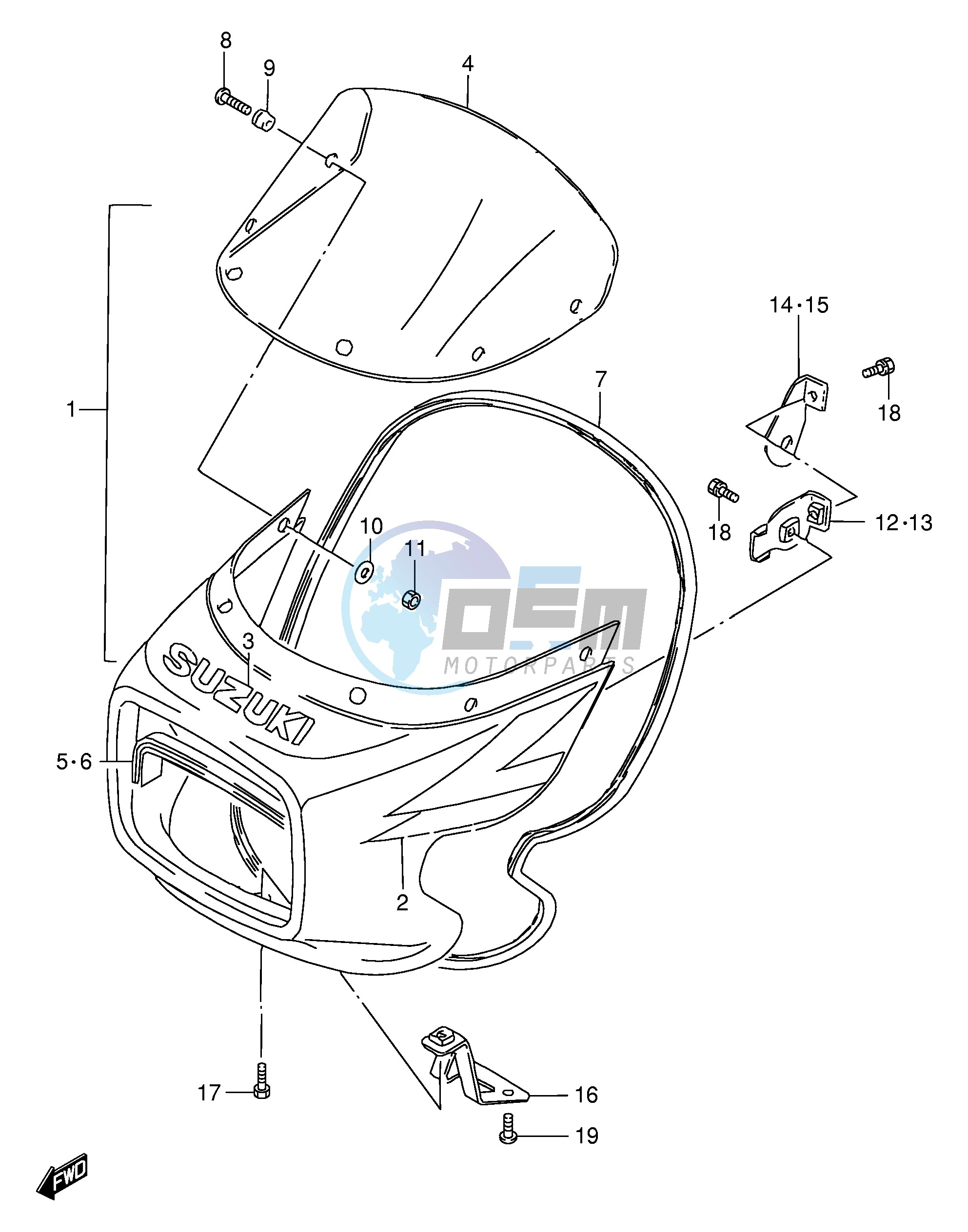 COWLING (GS125SR ESR P37)