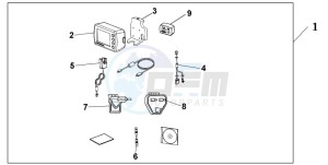 NT700V drawing KIT NAVI GARMIN