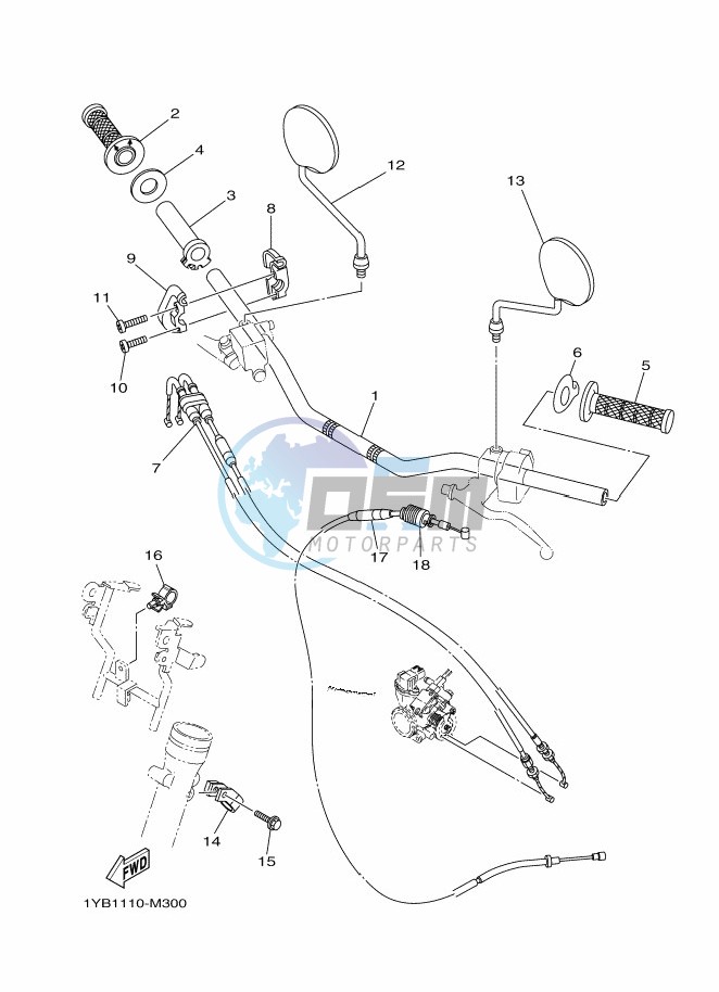 STEERING HANDLE & CABLE