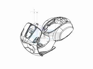 LX 50 4T-4V NL drawing Frame - bodywork