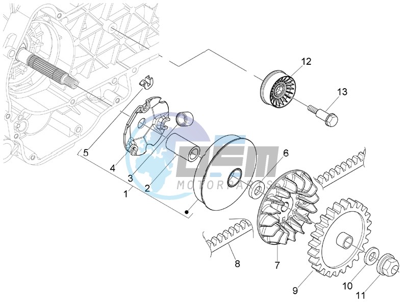 Driving pulley