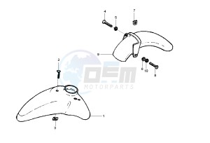 LIBERTY 4T 50 drawing Mudguard