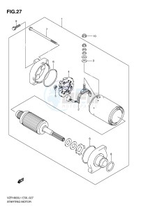 VZR1800 (E50) INTRUDER drawing STARTING MOTOR