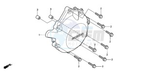 CBF1000T drawing A.C. GENERATOR COVER