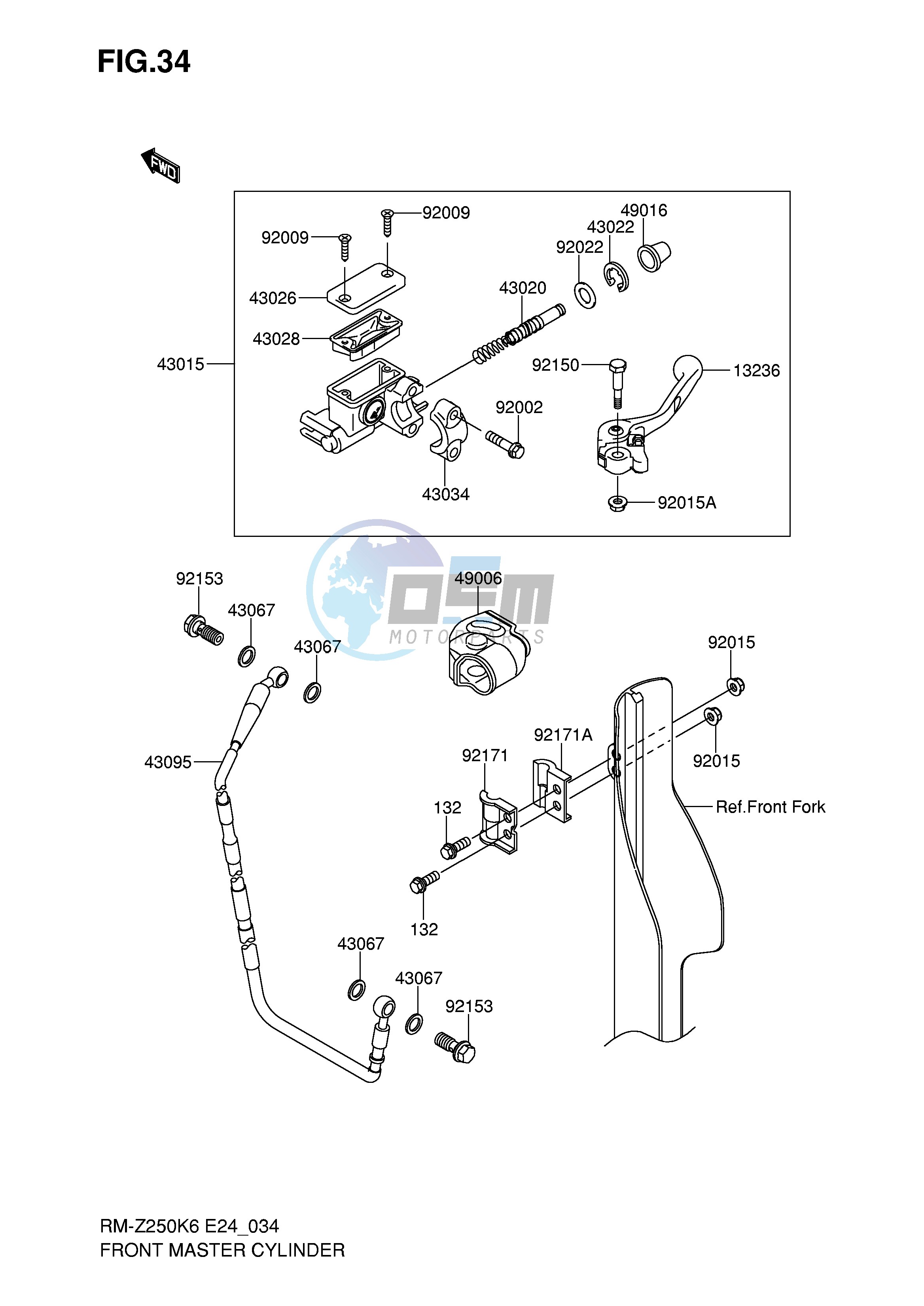 FRONT MASTER CYLINDER