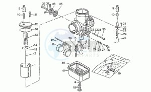 Nevada 350 drawing Carburettors