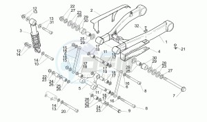 Moto 6.5 650 drawing Swing arm