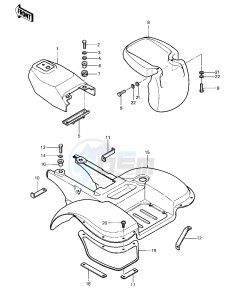 KLT 250 A [KLT250] (A2) [KLT250] drawing FENDERS_COVER -- 83 A2- -