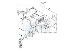 NXC CYGNUS X 125 drawing INTAKE