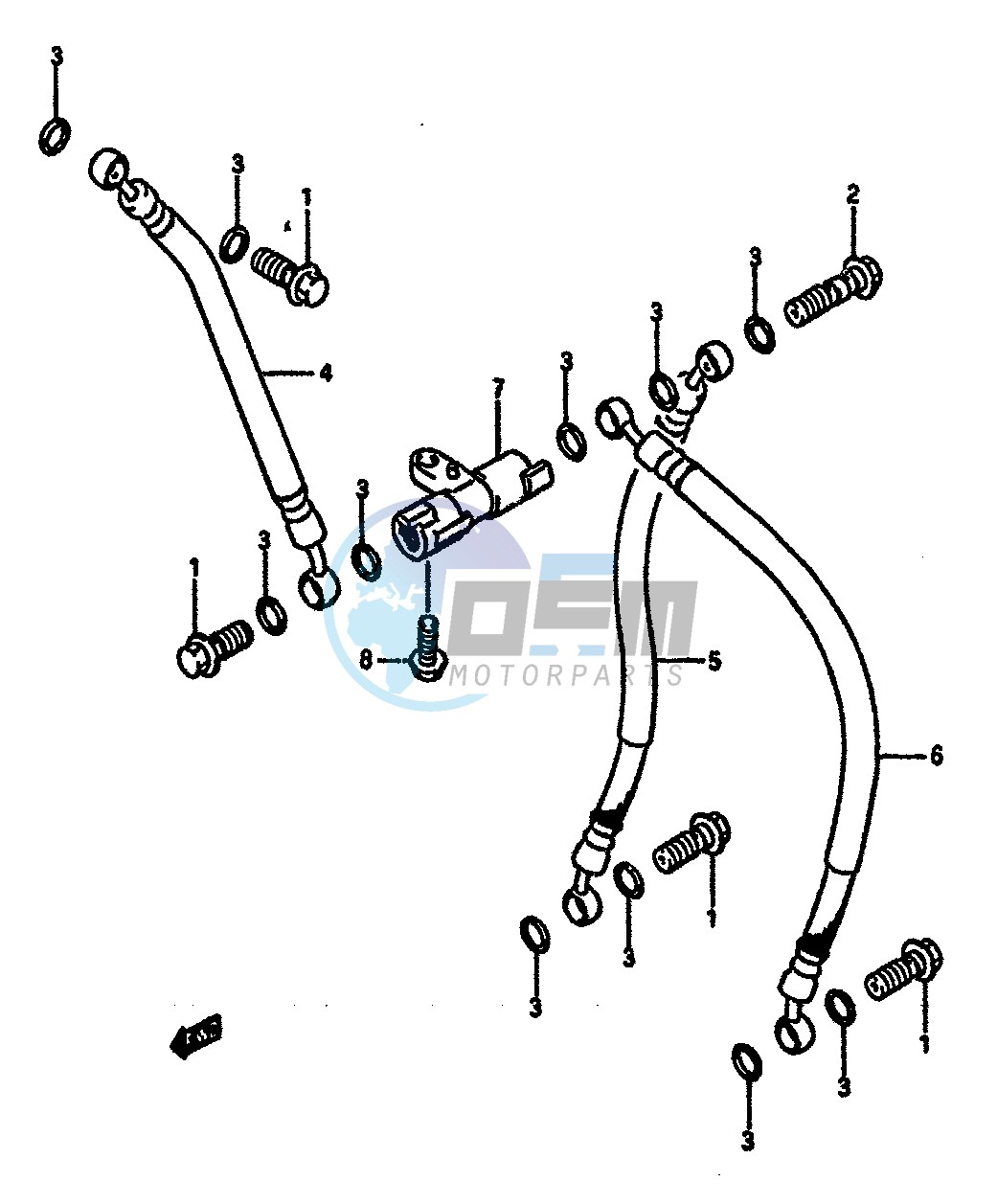 FRONT BRAKE HOSE