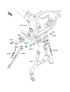 ZZR1200 ZX1200-C4H XX (EU ME A(FRICA) drawing Stand(s)