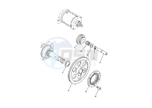 ATV 400 drawing STARTING CLUTCH