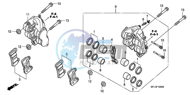 FRONT BRAKE CALIPER