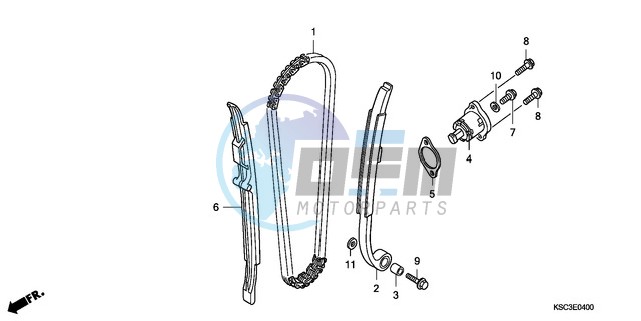 CAM CHAIN/TENSIONER