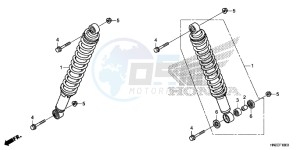 TRX500FAE TRX500FA Europe Direct - (ED) drawing FRONT CUSHION