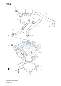 LT-Z400 (E28-E33) drawing CYLINDER