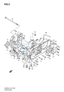 AN400 BURGMAN EU drawing CRANKCASE