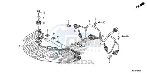 SH125DSE SH125DS UK - (E) drawing REAR COMBINATION LIGHT