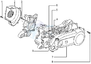 Typhoon 50 drawing Clutch cover-scrool cover