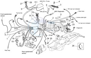 Norge 1200 IE 1200 drawing Electrical system II