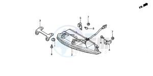 CBR900RR FIRE BLADE drawing TAILLIGHT (CBR900RR2,3)