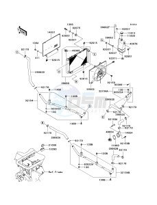 KAF 620 S [MULE 4010 TRANS4X4 HARDWOODS GREEN HD] (S9F-SAF) S9F drawing RADIATOR